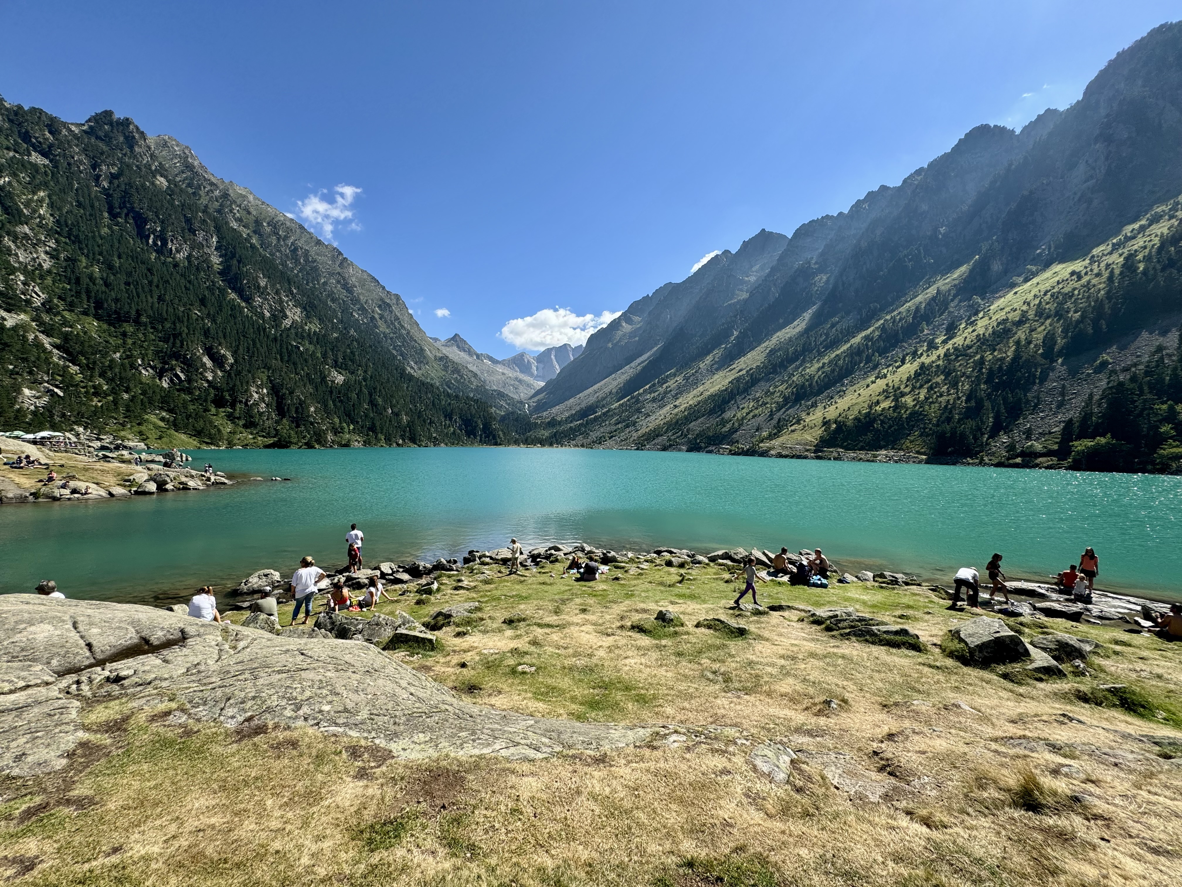 Mountain lake view from another angle